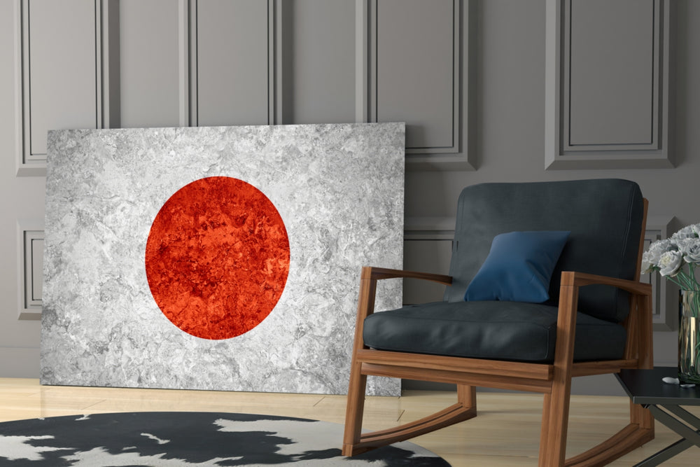 Patriotic yatay panel against an ivory-painted accent wall