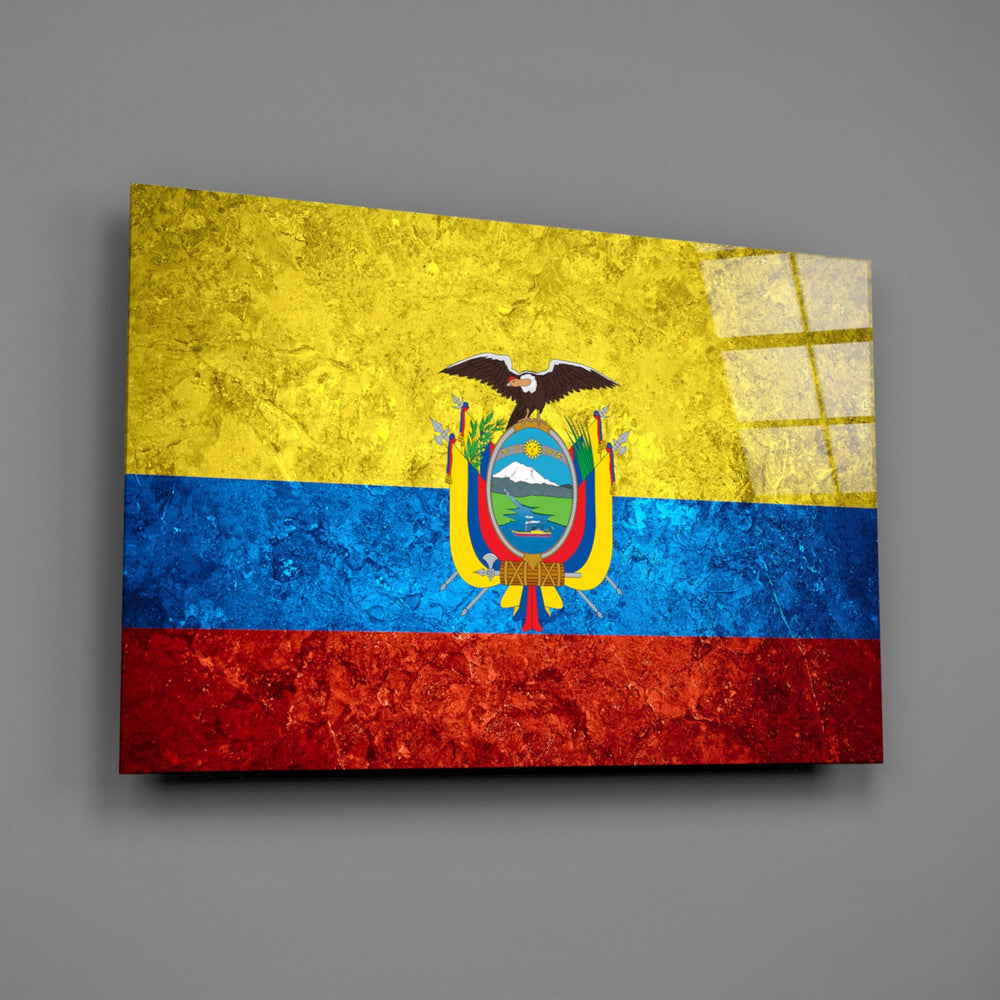 Patriotic panel anchoring a man cave wall