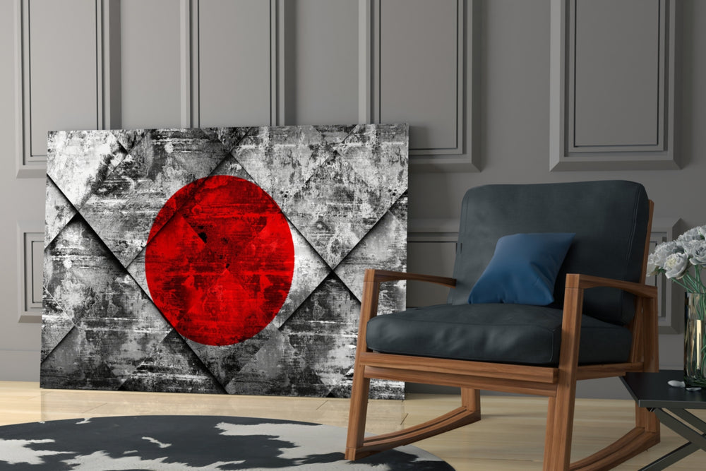 Patriotic yatay panel against an ivory-painted accent wall