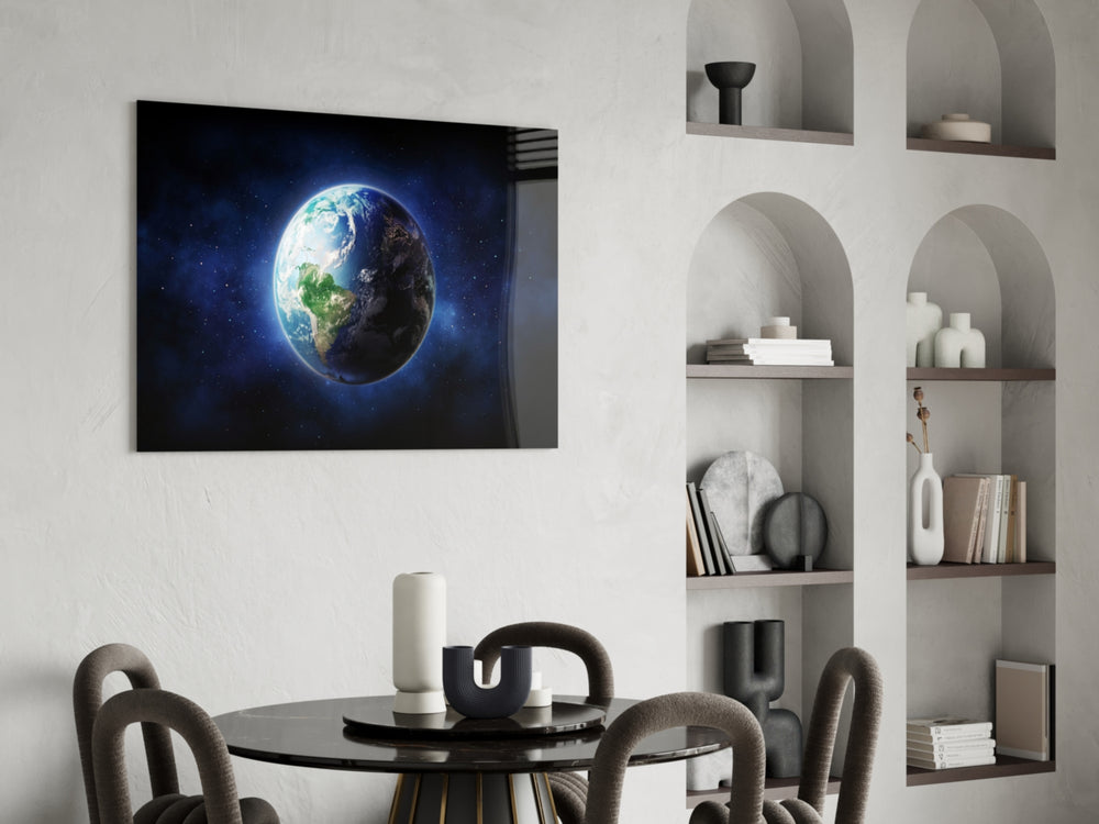 Cinematic NASA print bringing space edge to a man cave