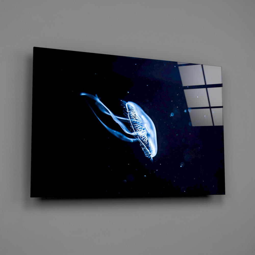 Marine panel anchoring a teen room wall