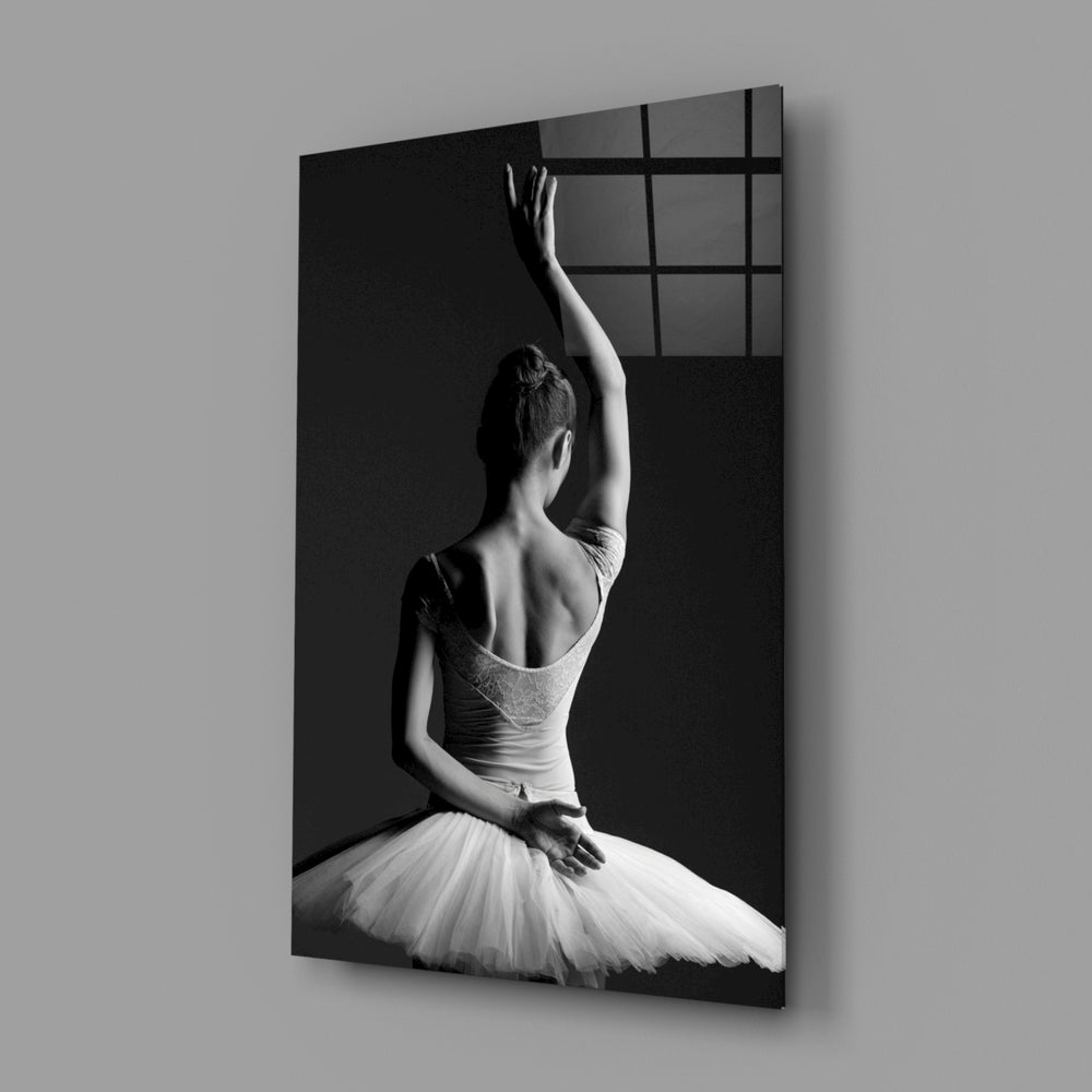 Ballet panel anchoring a studio wall