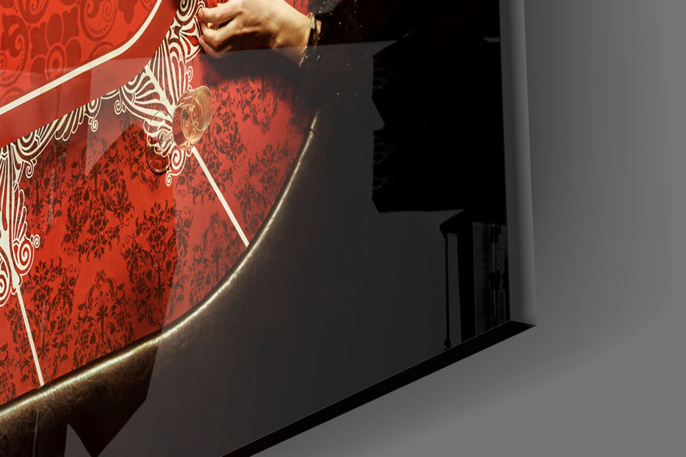 Cinematic artwork in a gentleman's lounge interior