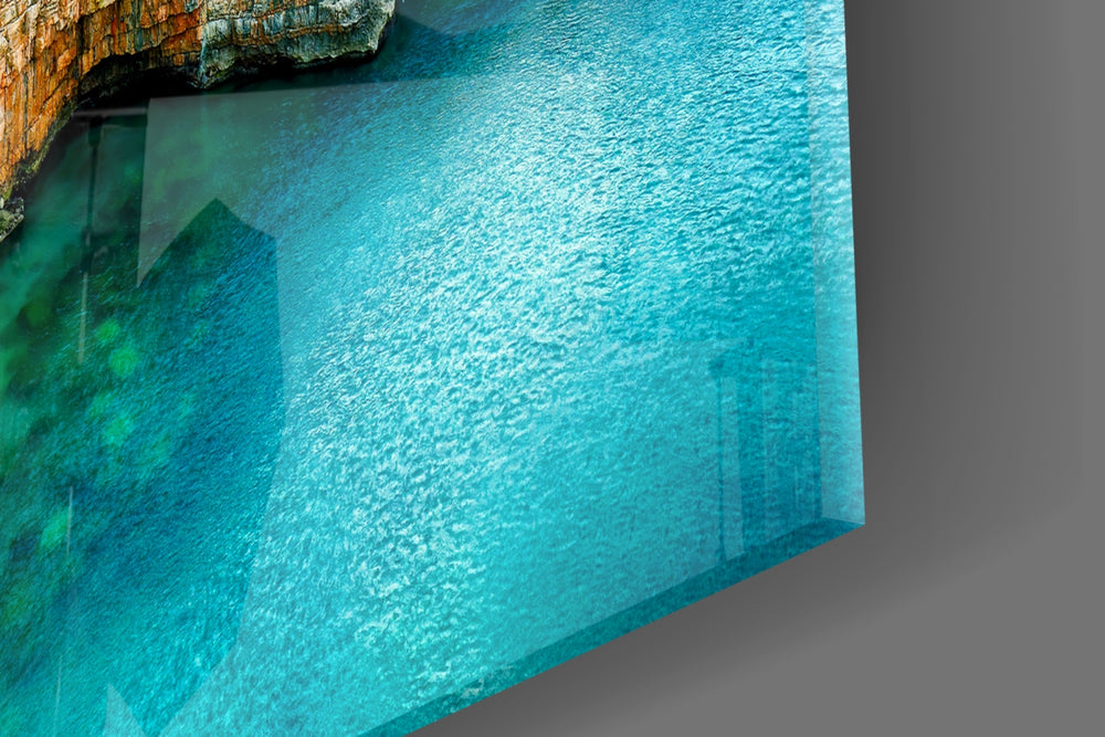 Cinematic artwork in a Mediterranean-themed dining room interior
