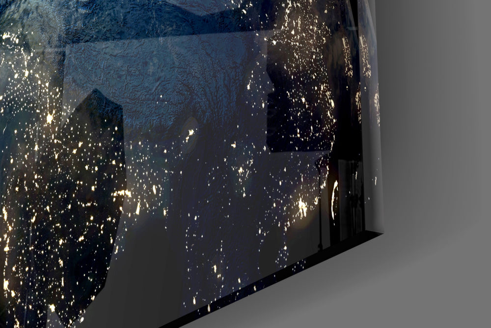 Cinematic artwork in a sci-fi-themed living room interior