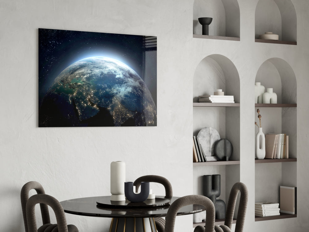 Cinematic NASA print bringing space edge to a man cave