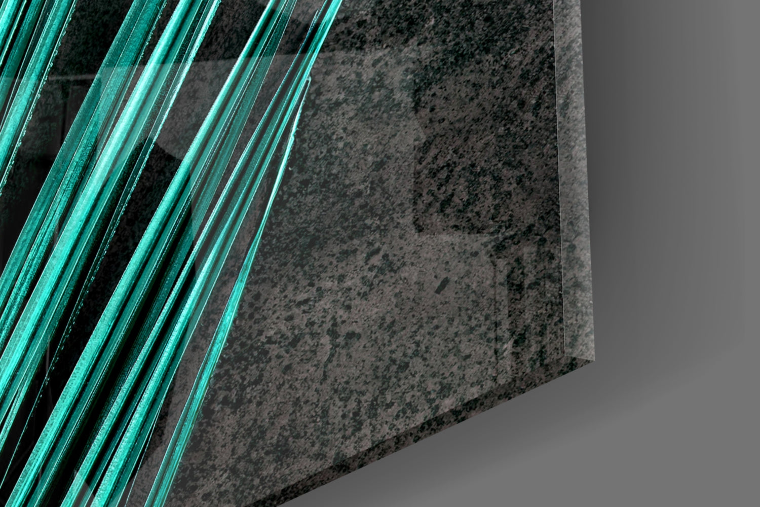 Areca Bunch Glass Wall Art.