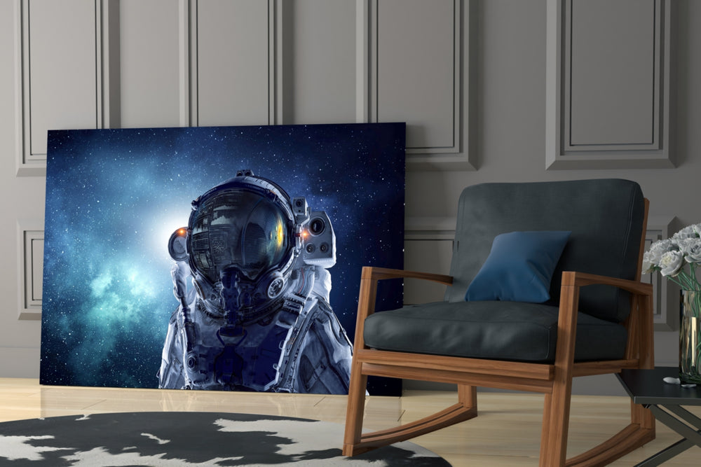 Cosmic yatay panel against an onyx-painted accent wall