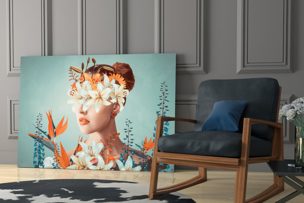 Editorial yatay panel against an ivory-painted accent wall