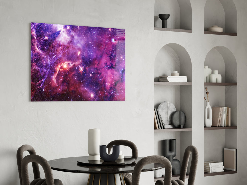 Cinematic astronomy print bringing nebula edge to a man cave