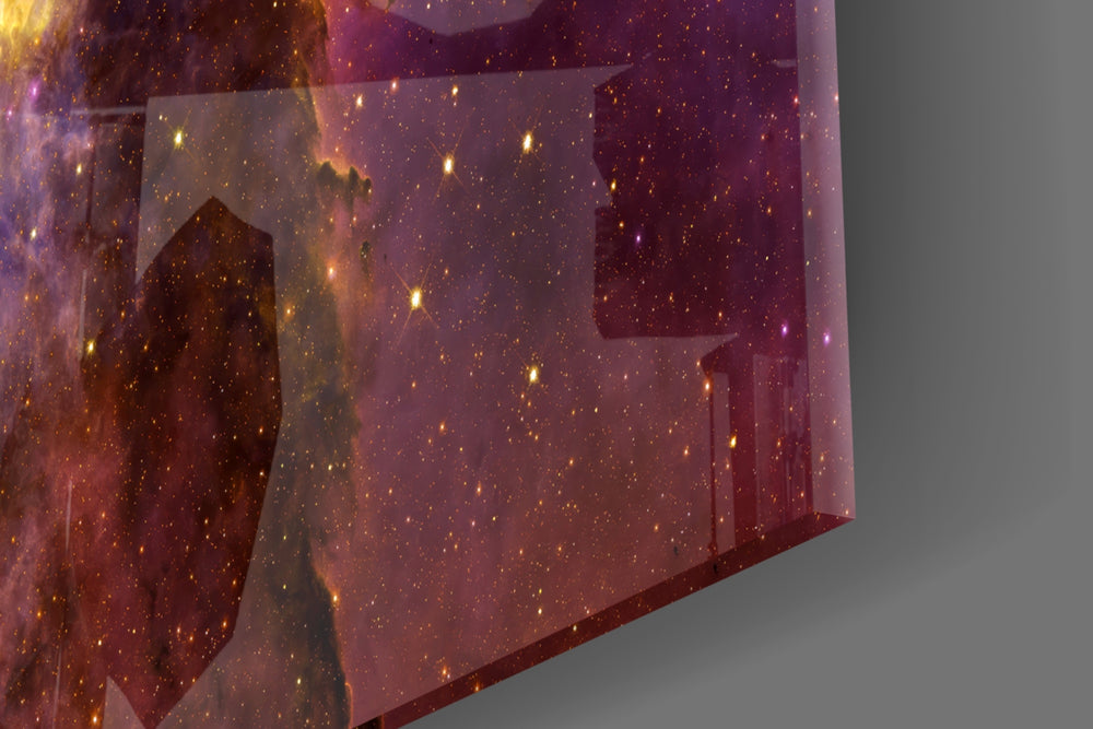 Cinematic artwork in a sci-fi-themed living room interior