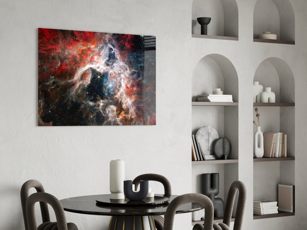 Cinematic astronomy print bringing nebula edge to a man cave