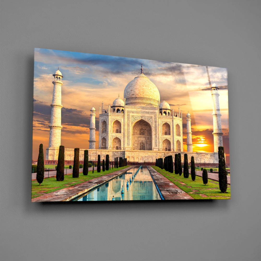 Travel panel anchoring a hotel-styled lounge wall