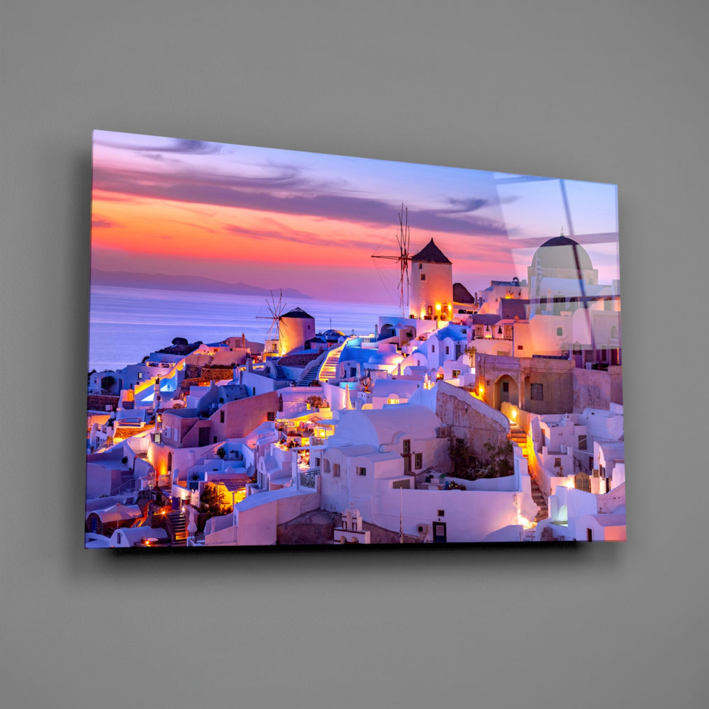 Travel panel anchoring a hotel-styled lounge wall