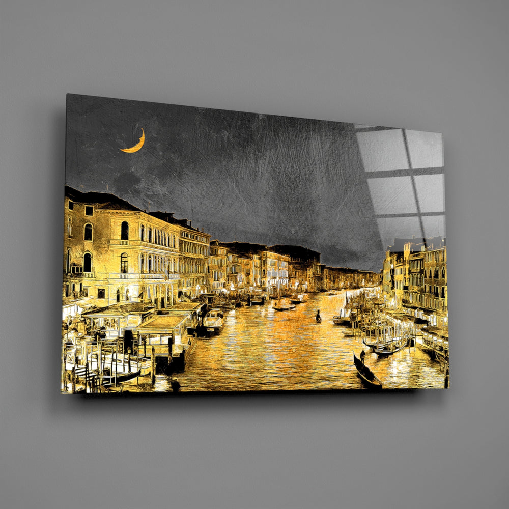 Travel panel anchoring a hotel-styled lounge wall