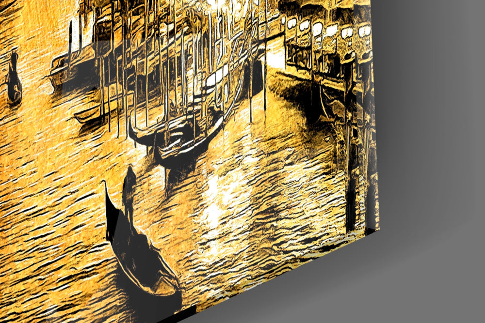 Cinematic artwork in a Mediterranean-themed dining room interior