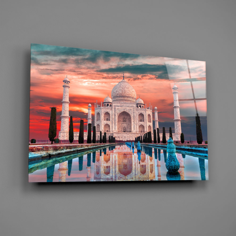 Travel panel anchoring a hotel-styled lounge wall