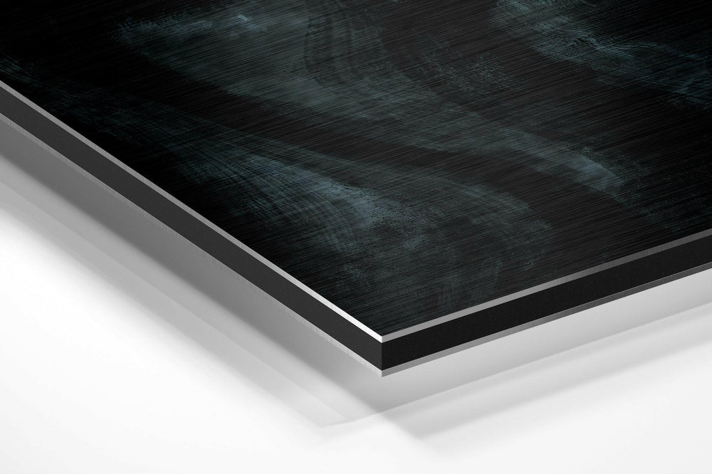 Scary Panda Brushed Aluminium Dibond Wall Art.