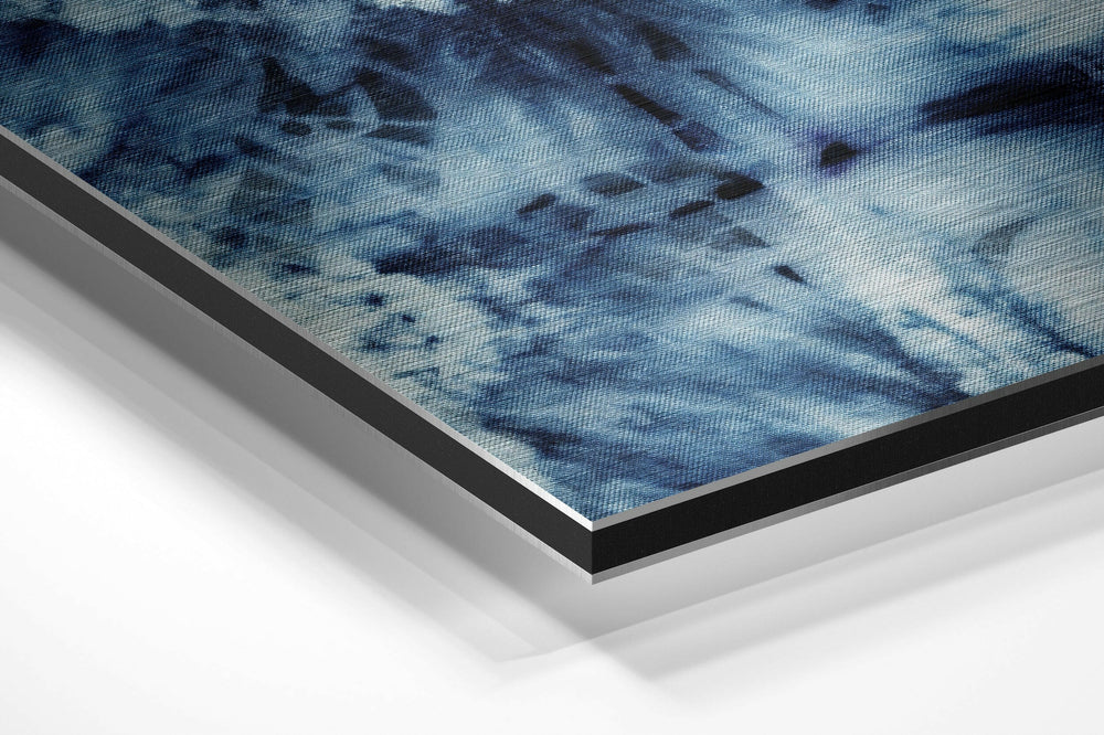 Closer Look Brushed Aluminium Dibond Wall Art.