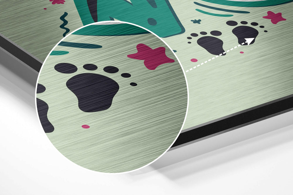 Start Now Brushed Aluminium Dibond Wall Art.