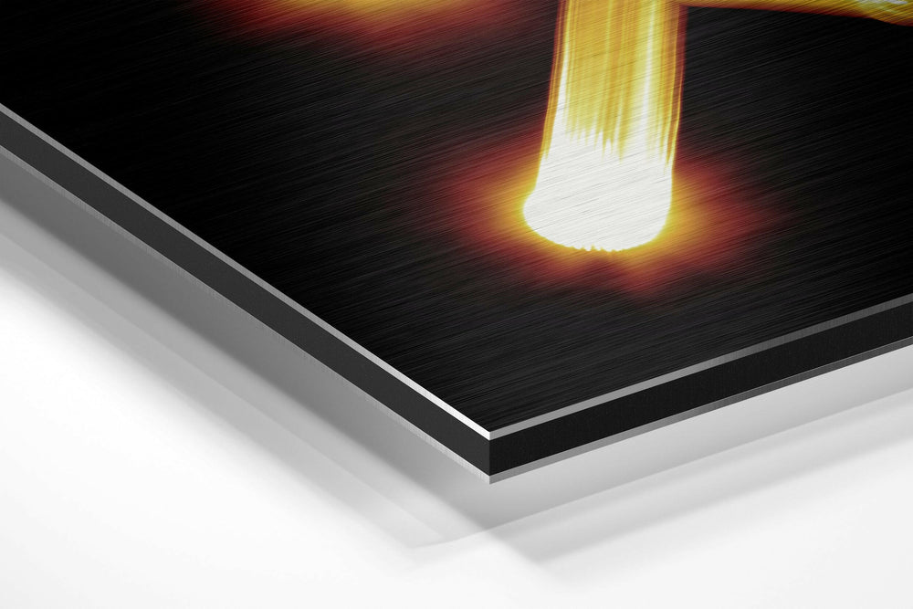 Sagittarius Brushed Aluminium Dibond Wall Art.