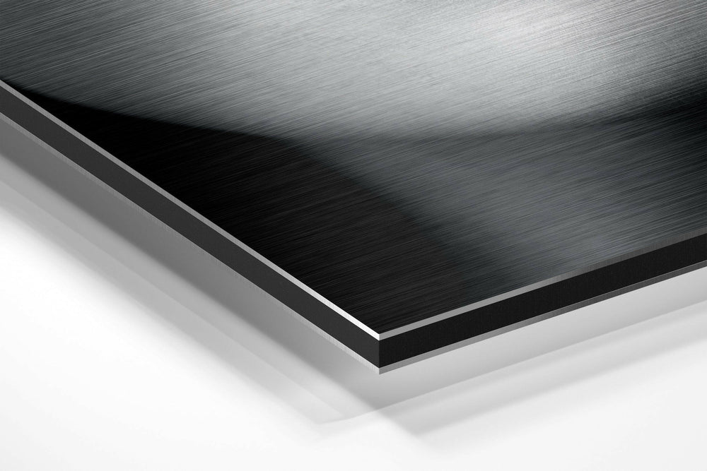 Lips Brushed Aluminium Dibond Wall Art.