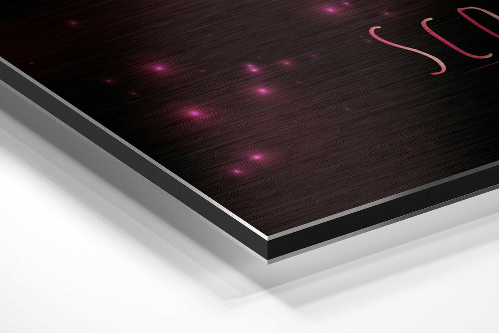 Scorpio Brushed Aluminium Dibond Wall Art.