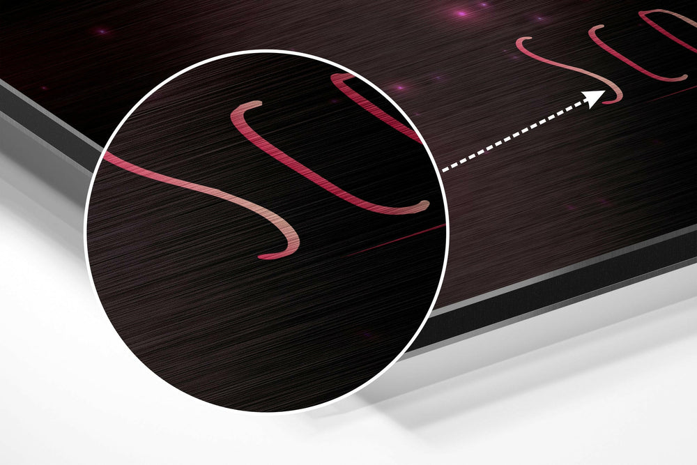 Scorpio Brushed Aluminium Dibond Wall Art.