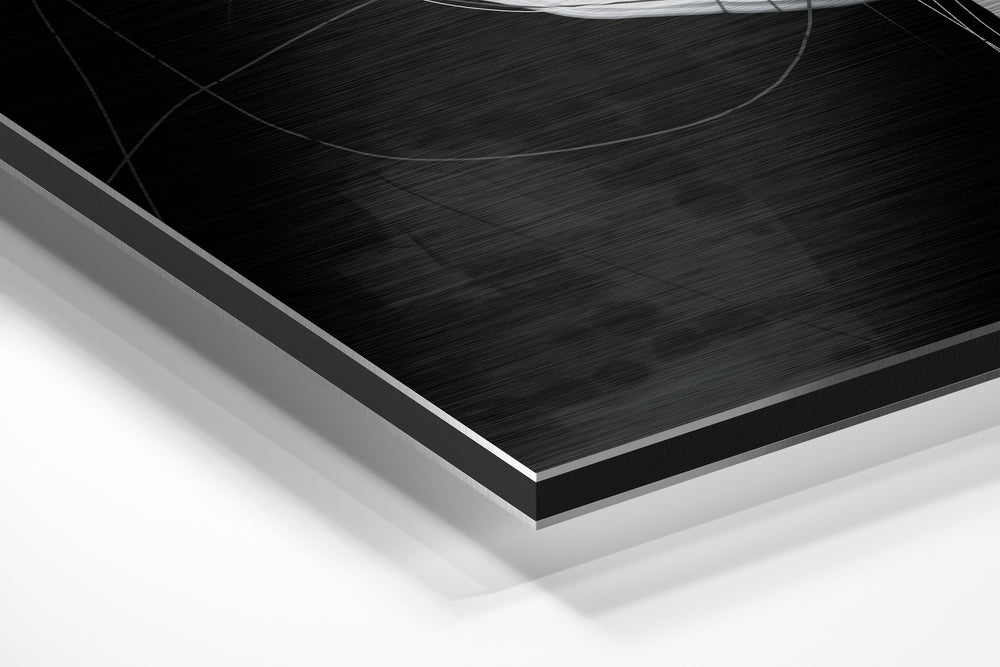 The Hole Brushed Aluminium Dibond Wall Art.