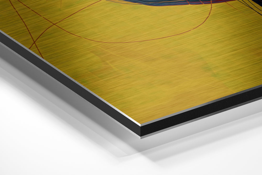 The Hole Brushed Aluminium Dibond Wall Art.