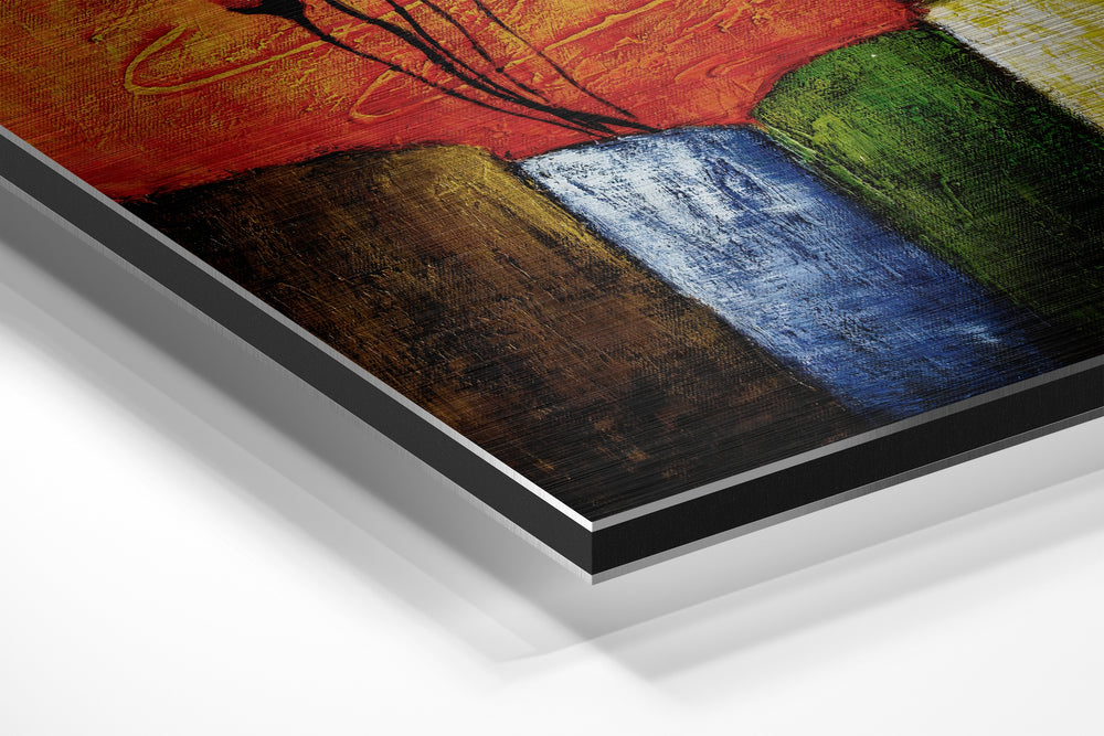 Ballerina Brushed Aluminium Dibond Wall Art.