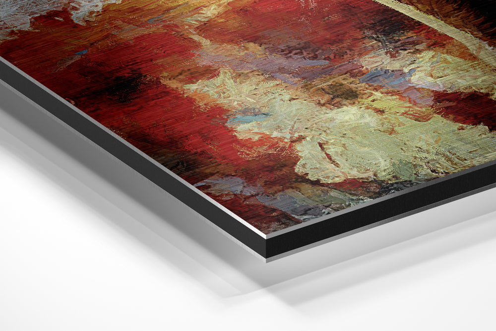 Elephant Brushed Aluminium Dibond Wall Art.