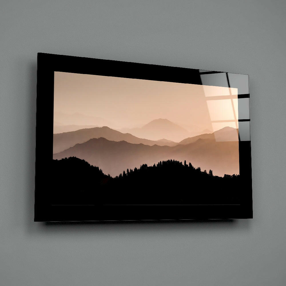 Long-exposure panel bringing hazy serenity to a meditation room
