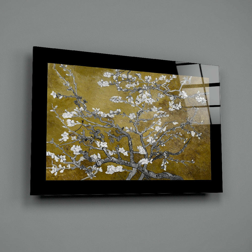 Oil-painting panel bringing burnished glow to a study
