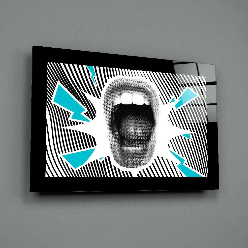 Pop-graphic panel bringing high-contrast snap to a teen den