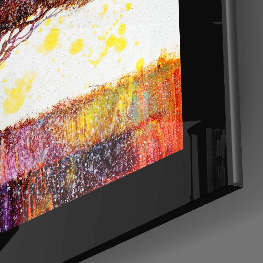 Colorful Dream Tree close-up showing confetti canopy and ink drips