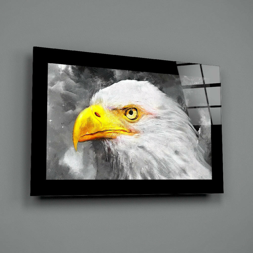 Painterly panel bringing stalwart gravity to a man cave