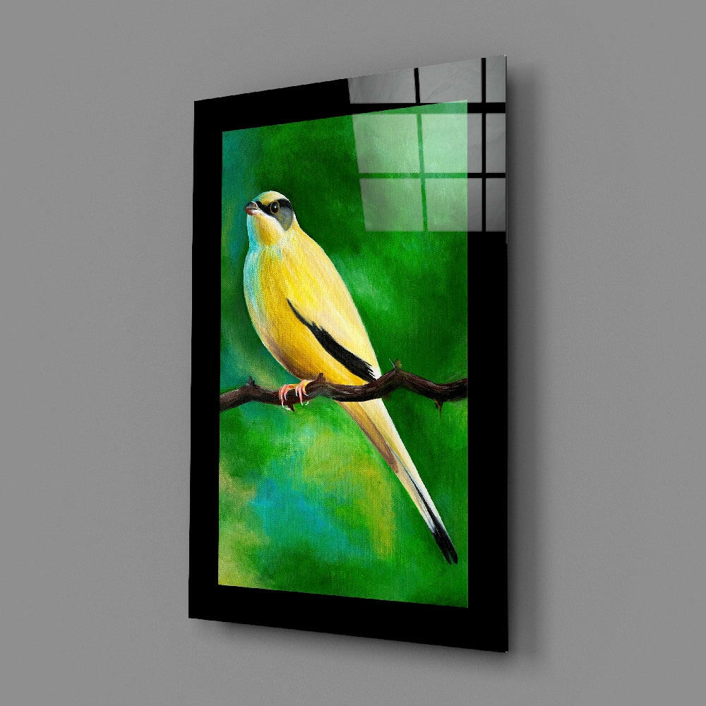 Oil-painting panel bringing painterly warmth to a reading nook