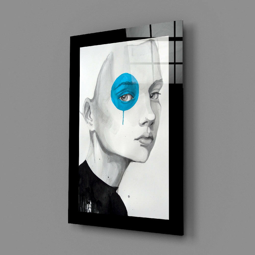 Painterly panel bringing introspective poise to a creative studio