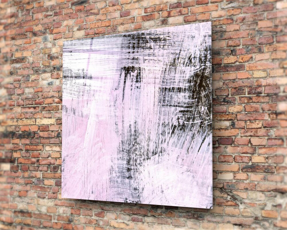 Abstract Glass Wall Art.