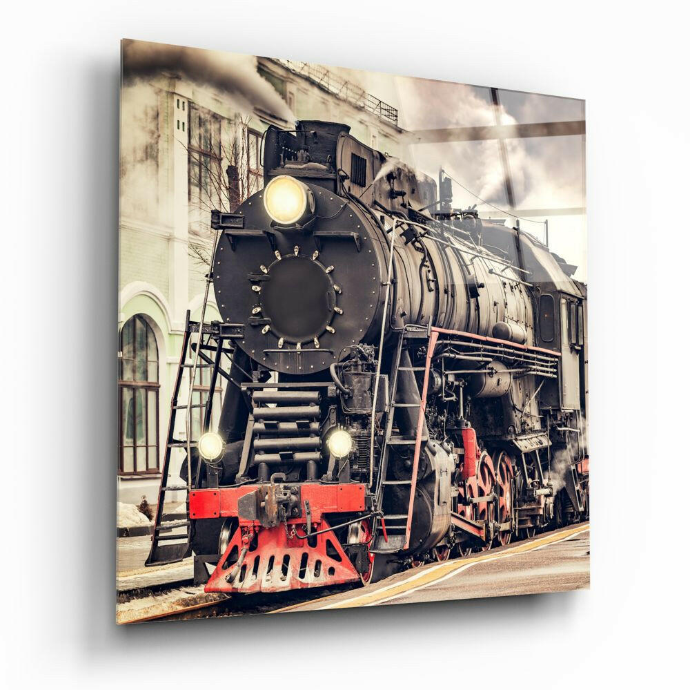 Train Glass Wall Art.