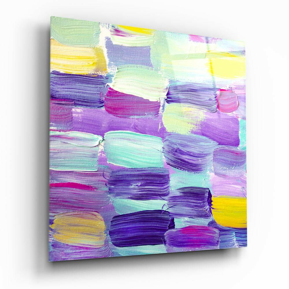 Abstract Glass Wall Art.