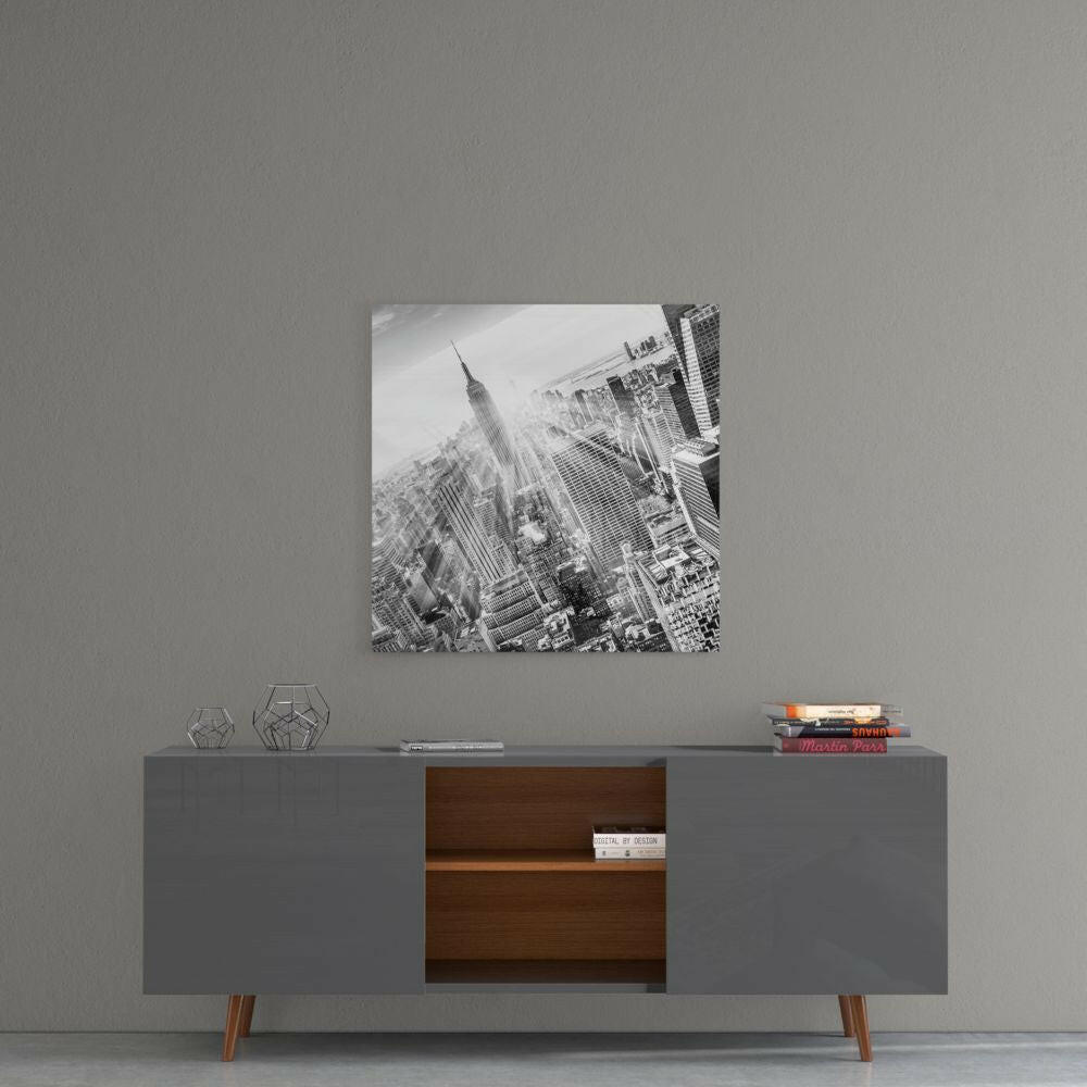 New York Glass Wall Art.