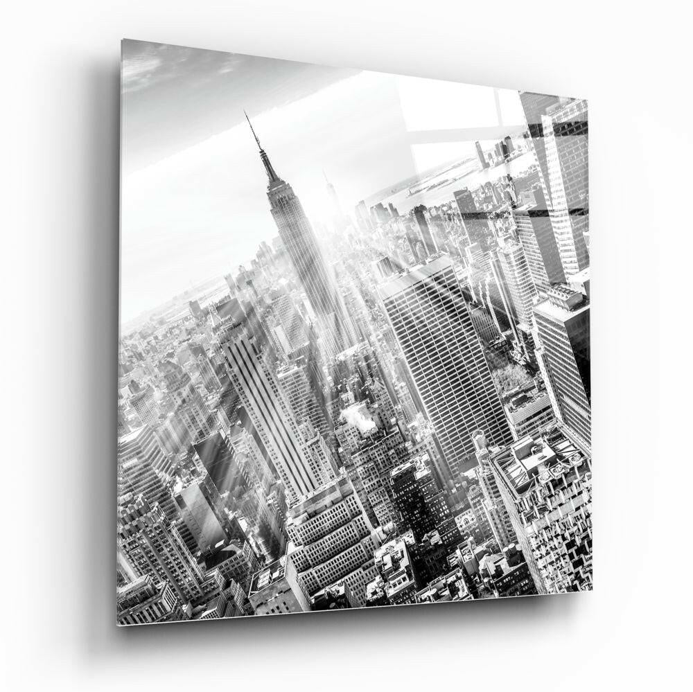 New York Glass Wall Art.