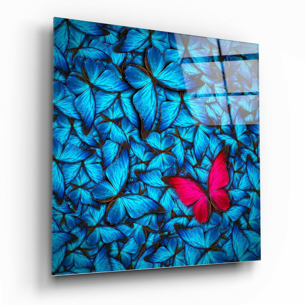 Butterfly Glass Wall Art.