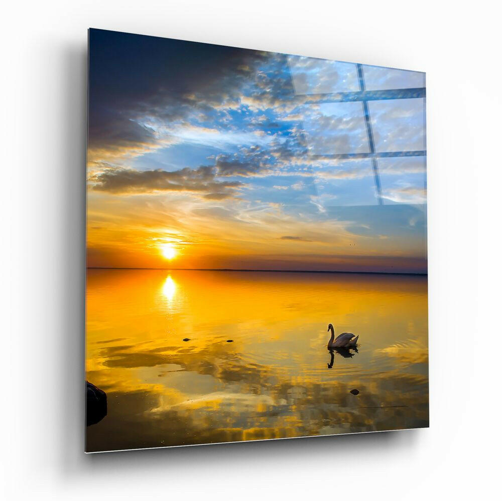 Sunset Glass Wall Art.