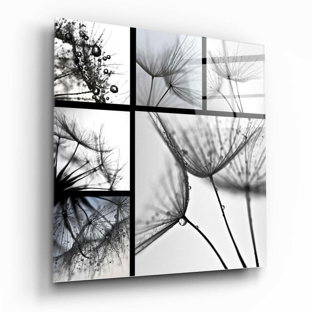 Flower Glass Wall Art.
