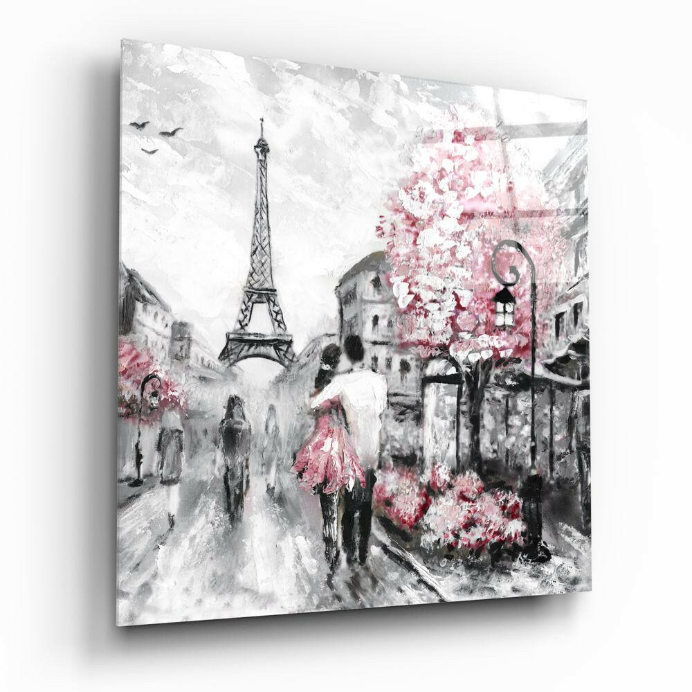 Paris Glass Wall Art.