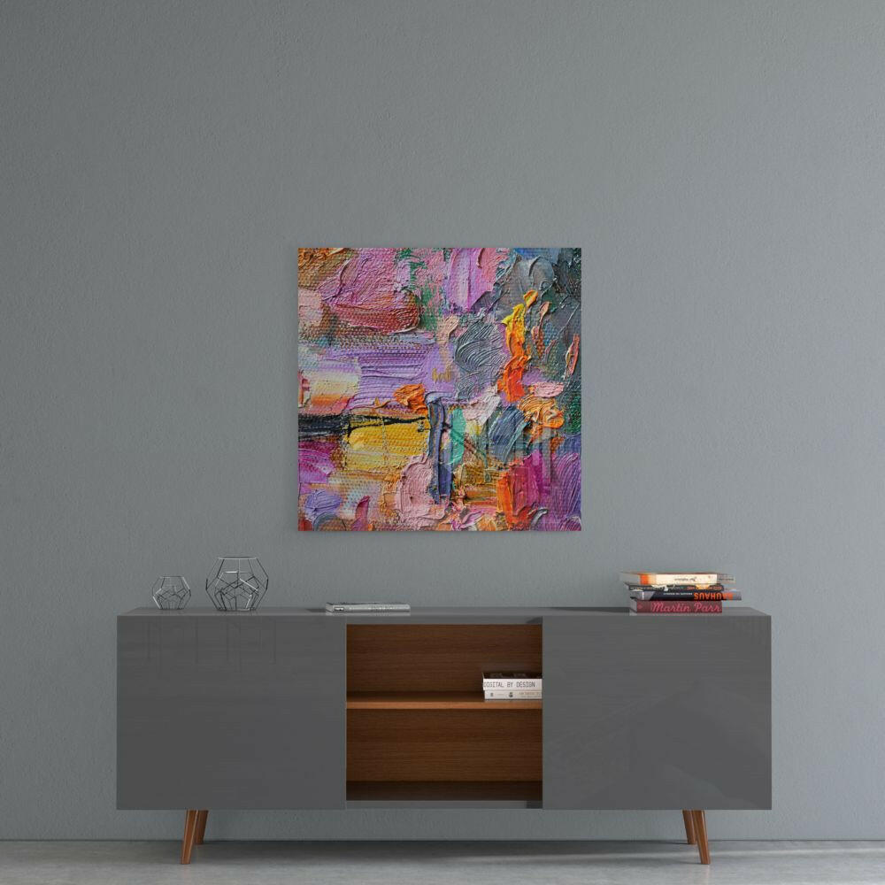 Abstract Art Glass Wall Art.