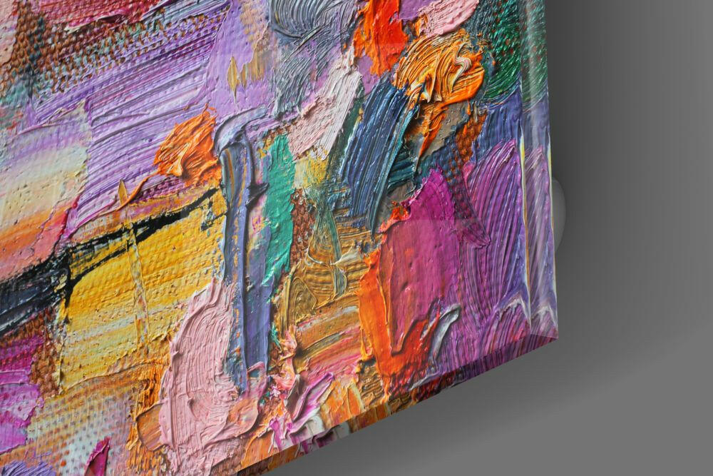 Abstract Art Glass Wall Art.